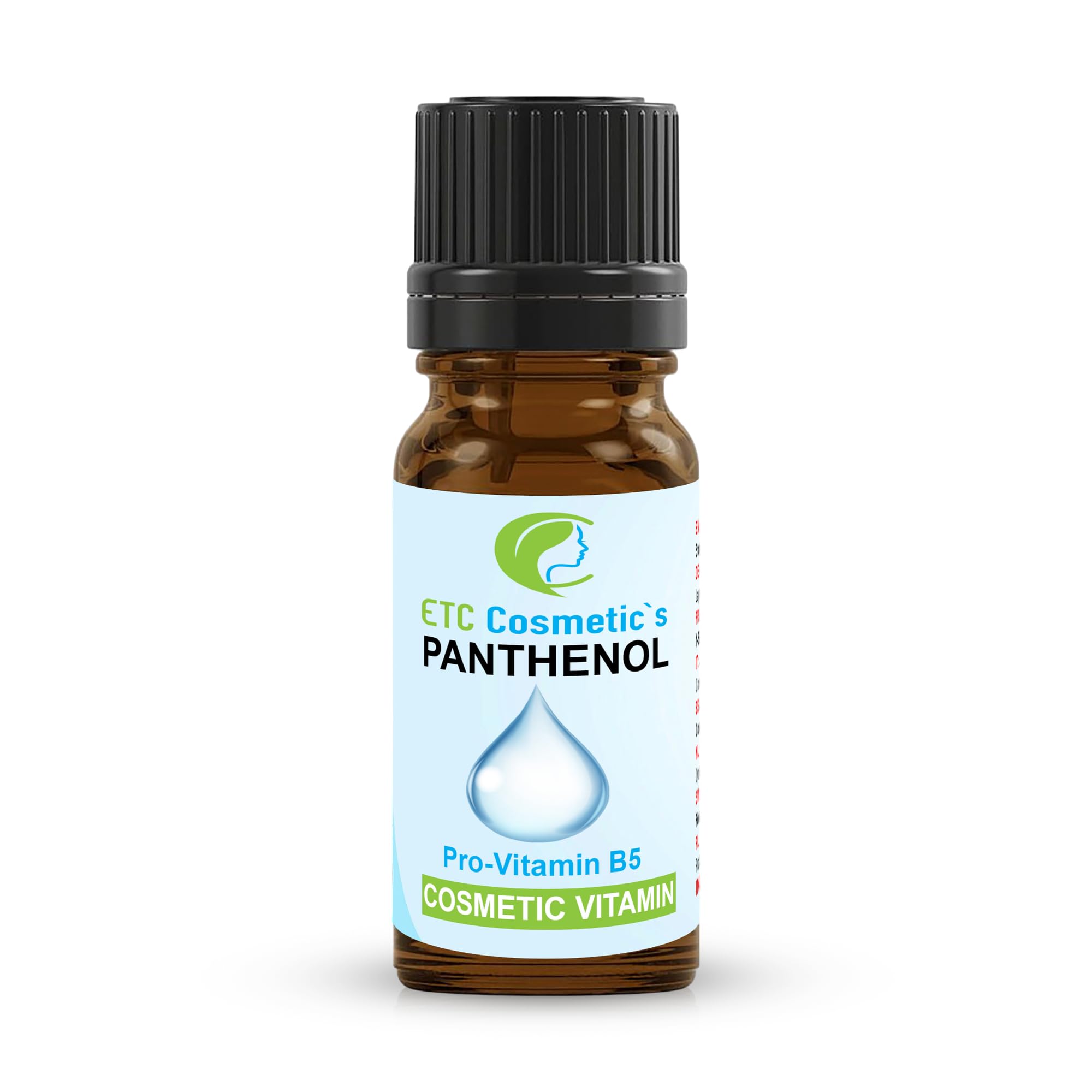 Panthenol Serum 10 ml - Skin and Hair care formulations like creams, lotions, after-sun formulations, baby skin care, cleansers, shampoos, conditioners