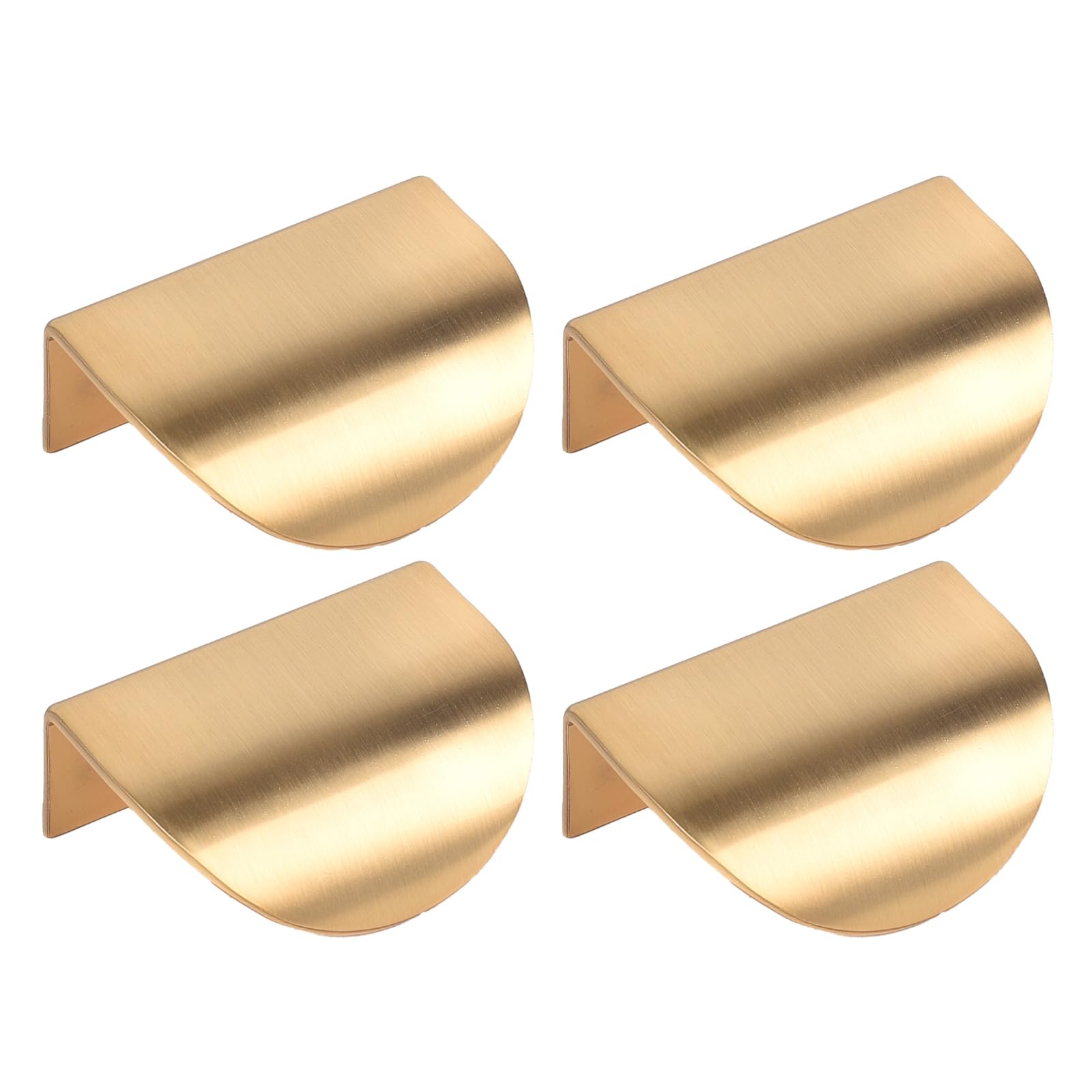 4PCS Leaf Shaped Kitchen Hardware Bin Cup Handles, Door Pull Handle, 60mm*44mm Leaf-Shaped Kitchen Cupboard Drawer Cabinet Decorative Furniture Knob