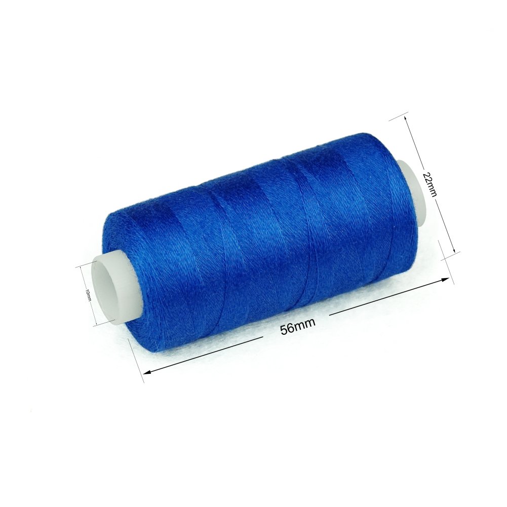 Simthread 12 Multi Colors 100% Cotton Sewing Thread 50s/3 Thread for Quilting etc - 550 Yards Each 12C02