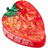 Fruit Strawberry Shaped Hair Claw Clip small Hair claw clips for Girls Strong Hold Hair Jaw Barrettes Hairpins Hair Ponytail Holder Decor Accessories for Women Thin Curly Fine Hair