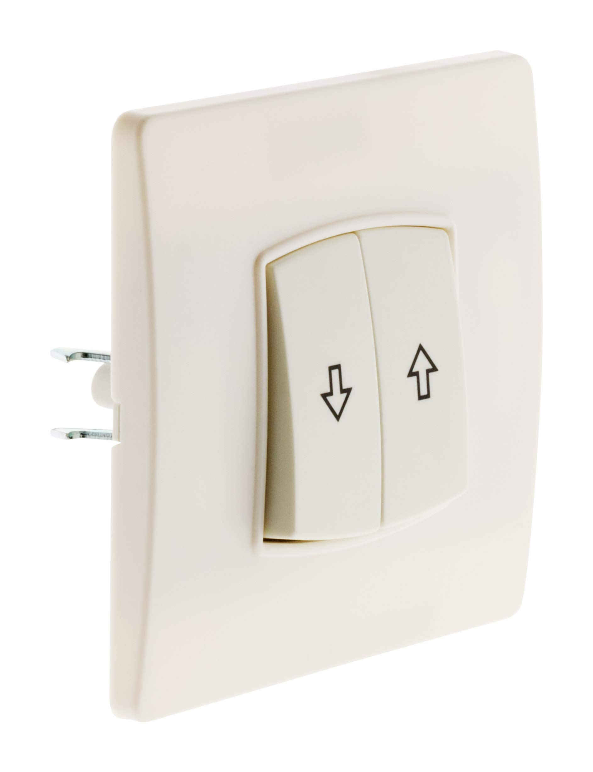 Diwone – Automatic Shutter Control with Screw Hooks - White
