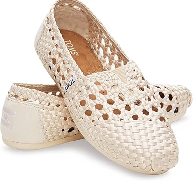 Amazon Toms トムス シューズ Satin Woven サテン編み メッシュ スリッポン 正規取扱店 Whisper 6 Toms トムズ ローファー スリッポン