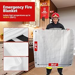 HOMEXCEL Fire Blanket Emergency for Home and