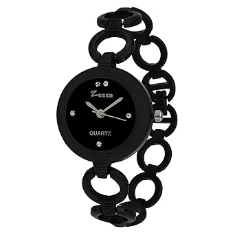 Stylish Analog Black Dial Women's Watch