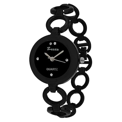 Zesta Stylish Analog Black Dial Women's Watch