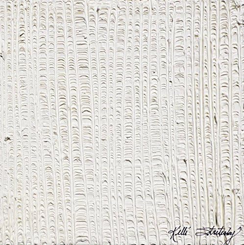 Kelli Stretesky Original Oil Painting on canvas, Powder, Color Block, 10″ x 10″ x 1.5″ inches
