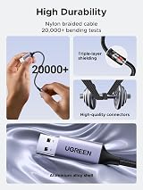 UGREEN USB to 3.5mm Jack Audio Adapter USB DAC TRRS Mic Headset Xbox PS4 Switch view 6