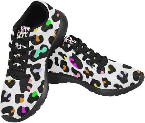 animal print athletic shoes
