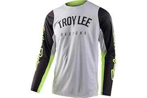 TLD Troy Lee Designs 2023 GP Pro Jersey - Boltz (LARGE) (FOG/FLO YELLOW)