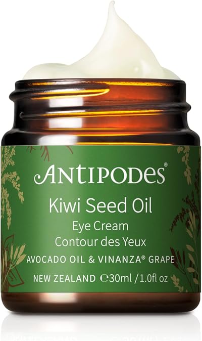 Antipodes Kiwi Seed Oil Eye Cream Vitamin C Vegan Fine Lines Aging Dry Skin 30ml