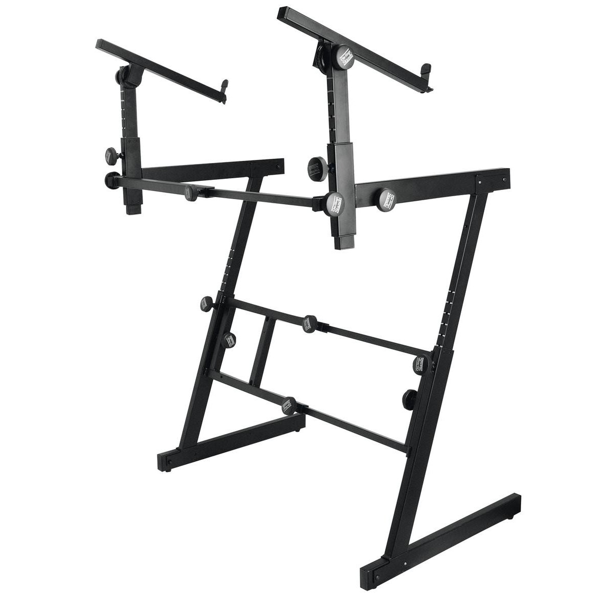 HeavyDuty FoldingZ Keyboard Stand with Removable 2nd Tier Angle