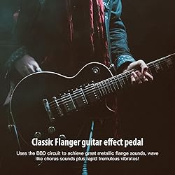 JOYO Flanger Effect Pedal Achieve Metallic Flanger
