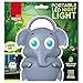 Big Red Rooster BRRC117 Portable Elephant LED Night Light With Handle - Operates On 3 AAA Batteries - Childrens Night Light Kids Night Light