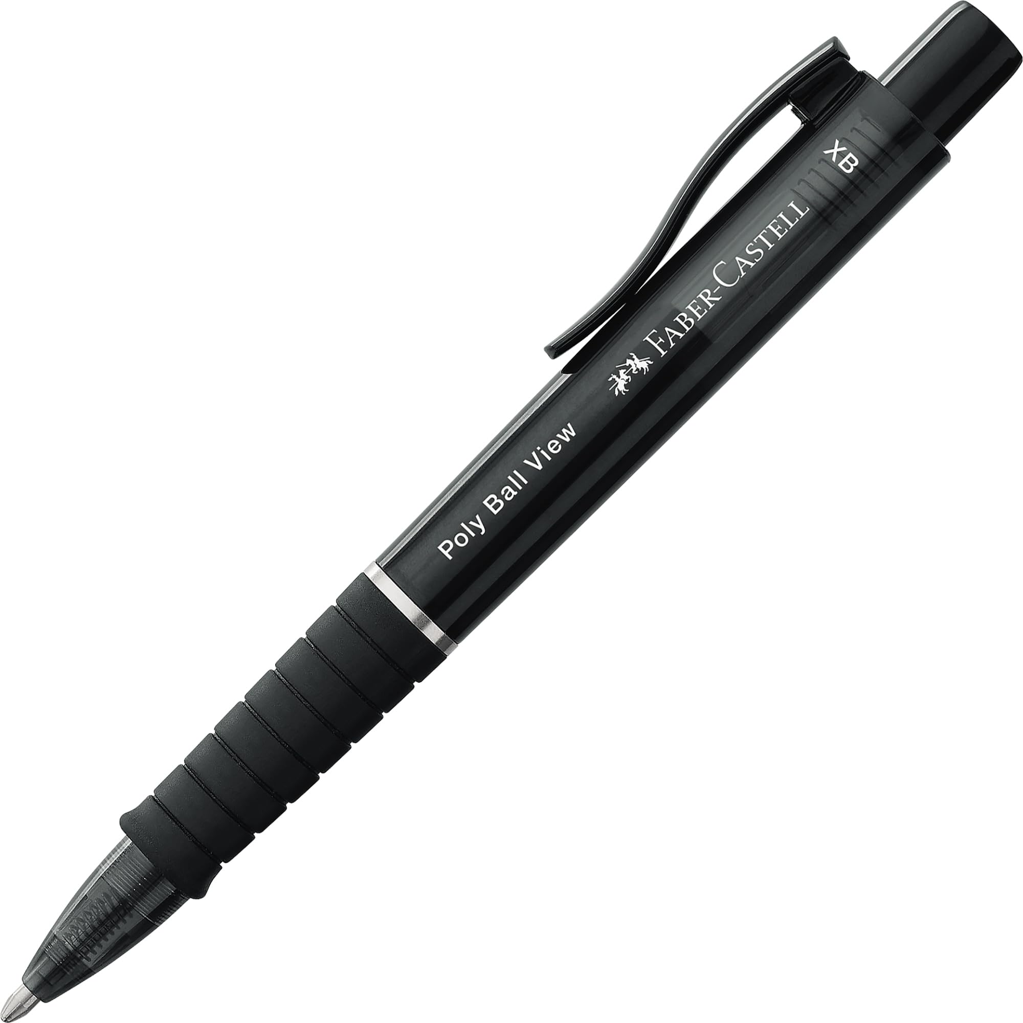 Faber-Castell Poly Ball View Ballpoint Pen - Black,145755