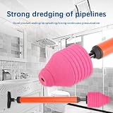 FENGSHENG-SHOP Heavy Duty Toilet Plunger Clog Remover High Pressure Sink Drain view 3