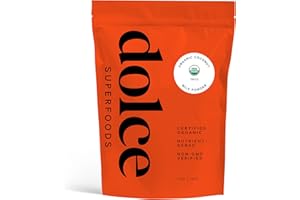 DOLCE SUPERFOODS Coconut Milk Powder - Organic, Vegan & Non Dairy Milk Powder & Creamer - Keto & Paleo Friendly, Soy-Free - Plant-Based Creamer for Coffee, Tea & Smoothies (Pack of 1)