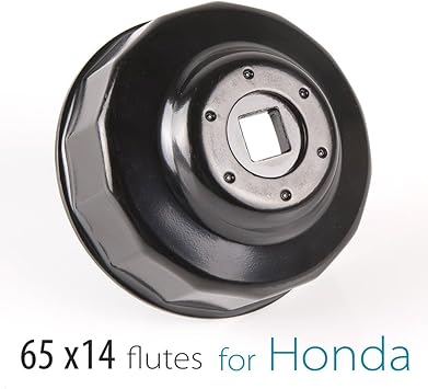 Amazon Com Kiwav Oil Filter Wrench Removal Tool For Honda Hawk 65 Mm X 14 Flutes Automotive