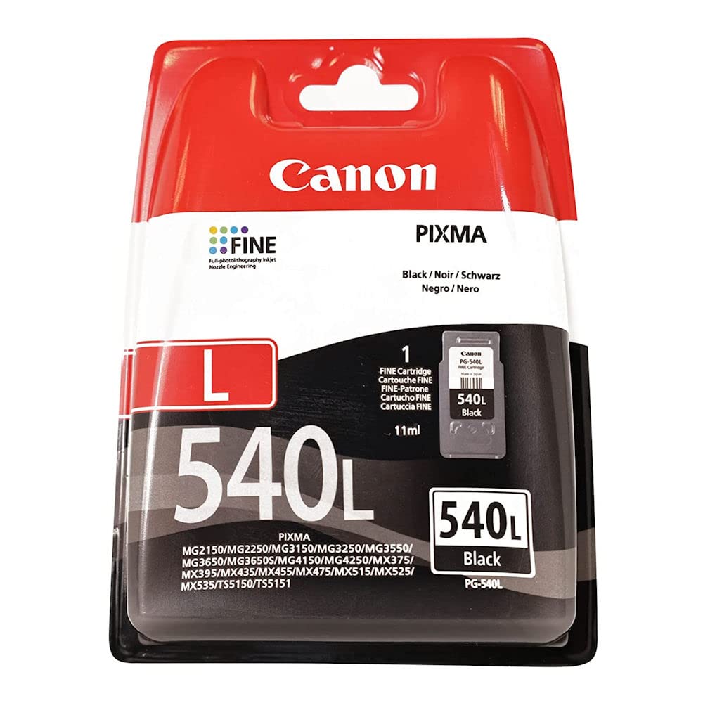 Canon PG-540L Black Printer Ink Cartridge
