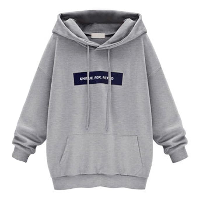 Damen Pullover Sweatshirt Kapuzen Langarmshirt Bluse Kapuzenshirt Pullover Tops Sweatjacke Kapuzenpulli Hoodies Frauen-Fashio