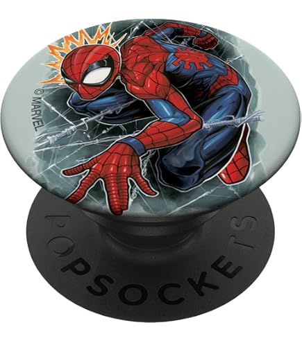 Marvel Spider-Man: No Way Home Handy-Grip | PopSocket Mit Austauschbarem Deckel | Offizielles Merchandise