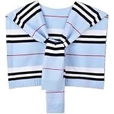 WaJuemy Sweater Shawl Wraps for Women Sweater Knitted Knotted Shawls Travel Casual Scarf Cape Shoulder Tops Fashion Wrap
