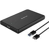 ORICO USB3.0 to SATA III 2.5" External Hard Drive Enclosure for 7mm and 9.5mm 2.5 Inch SATA HDD/SSD Tool Free [UASP Supported