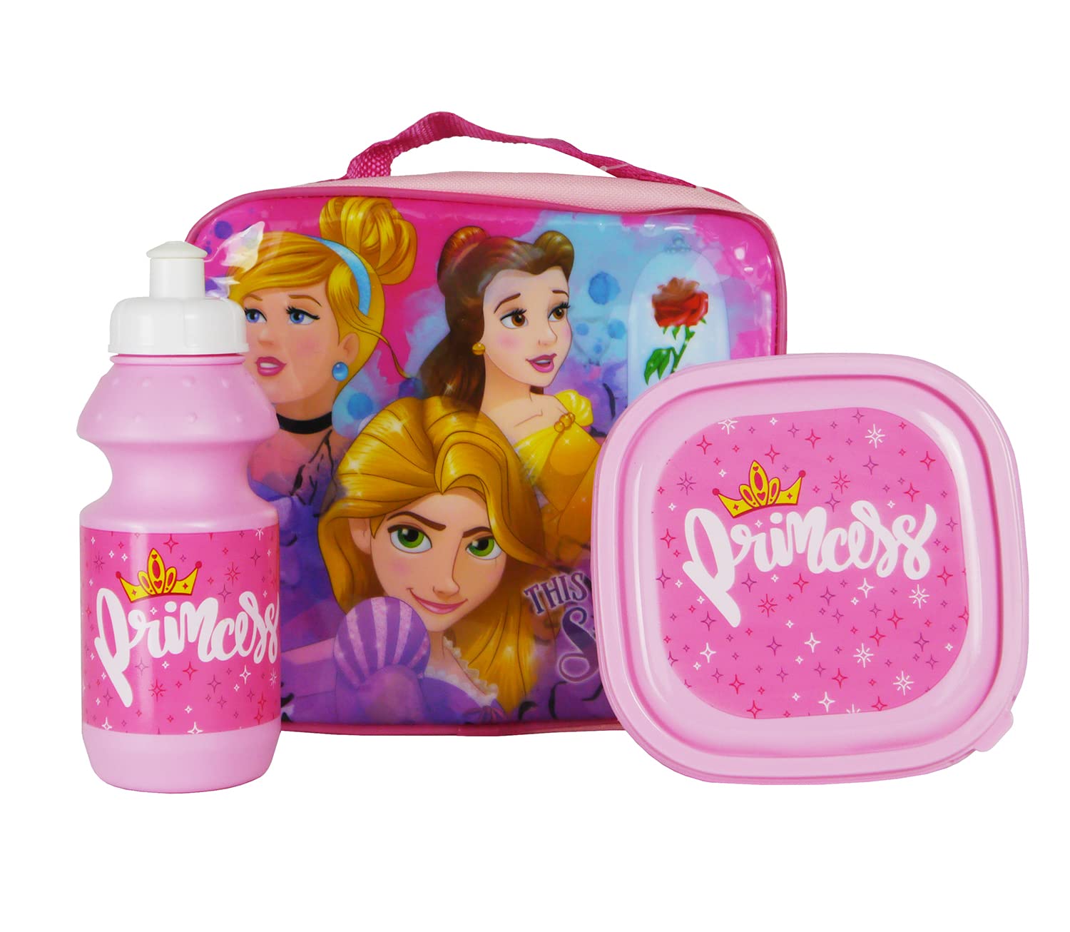 Princess Go Live Your Dream Children's Kids Character Lunch Bag Set