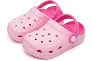 MEMON Baby Boys Girls Clogs Slippers Toddler Slip On Lightweight Sandals Shockproof Girls Summer Pool Beach Shoe