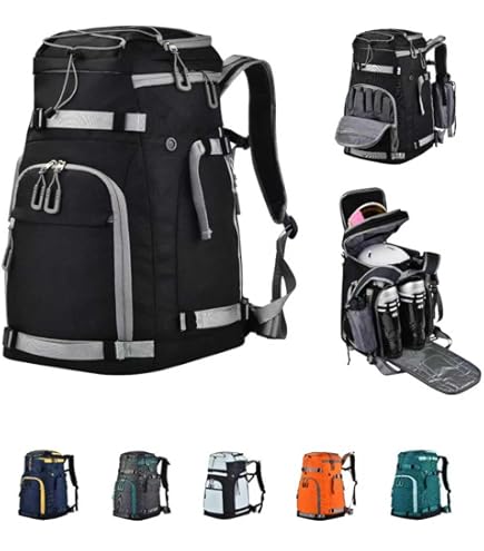 Amazon.com : Dakine Boot Backpack Dlx 75L - Black Coated, One Size