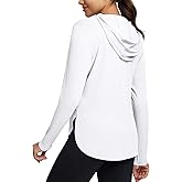 baleaf Women's UPF 50+ Sun Shirt with Hoodie SPF Long Sleeve UV Protection Clothing Hiking Fishing Outdoor Lightweight
