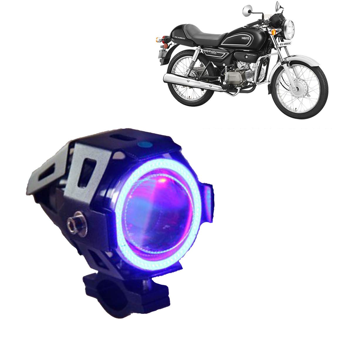 hero splendor led light