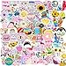 Watter Bottles Stickers for Vsco Girls(Big 100 pcs) Aesthetic Stickers for Teens,Girls,Luggage Bicycle Notebooks,Computers,Phone,Cars 100% Vinyl
