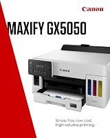 Canon MAXIFY GX5050 MegaTank Inkjet Printer A4 WiFi Ethernet USB Home Office view 2