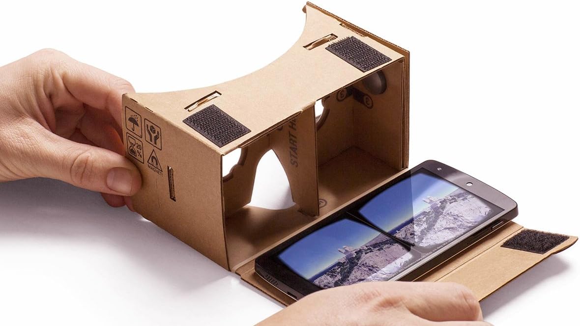 Google Cardboard 3D V2 Virtual Reality Kit DIY 3D Glasses for Smartphone with NFC