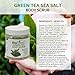 Biofinest Green Tea Scrub - with Dead Sea Salt, Coconut Oil, Jojoba Oil, Vitamin E, Essential Oils - Best Antioxidants For Anti-Aging (250g)