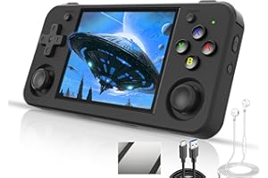 EWDGOES RG35XX H Handheld Game Console 3.5-in IPS Screen H700 3300mAh RG 35XX H Preinstalled System 64GB Black