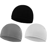 3PCS Kids Cooling Skull Caps Sweat Wicking Helmet Liner Wave Cycling Cap Hockey Football Beanie for Boys Girls 3-12Y