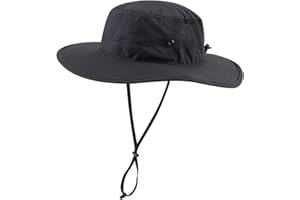 Connectyle Men's Sun Hat UPF 50+ Wide Brim Bucket Hats for Fishing Hiking Gardening Adjustable Boonie Hat Outdoor Safari Hats