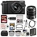 Panasonic Lumix DMC-GX85 4K Wi-Fi Digital Camera & 12-32mm (Black) with 45-150mm Lens + 64GB Card + Case + Battery + Tripod + Tele/Wide Lens Kit