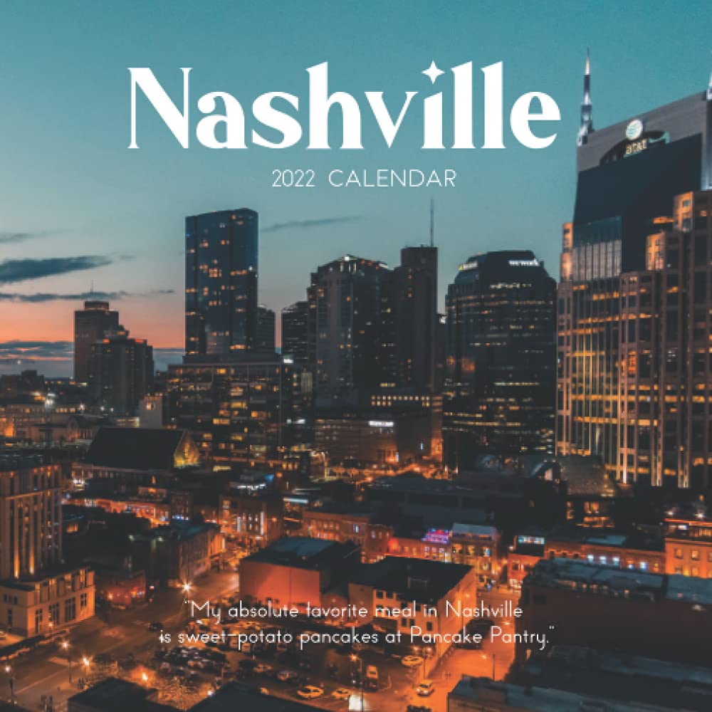 Nashville Calendar 2022 Nashville 2022 Calendar: 12-Month Calendar - Square Small Gorgeous Calendar  7X7" For Planners With Large Grid For Note: Publishing, Moana:  9798471295155: Amazon.com: Books