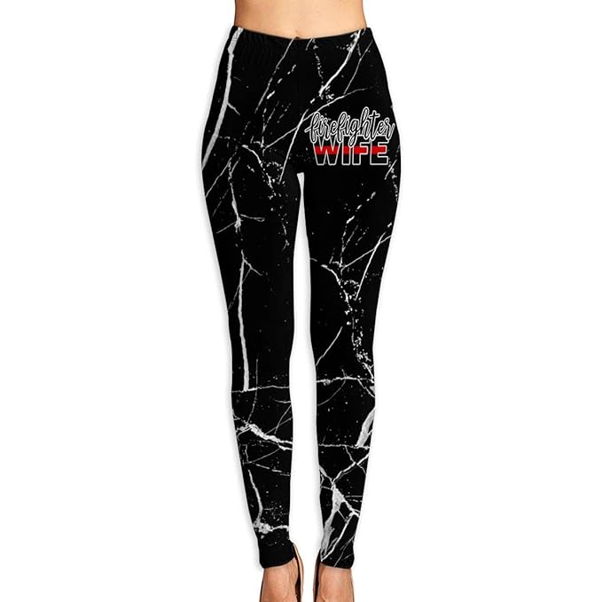 Amazon.com: NO2XG Firefighter Wife High Waist Yoga Pants ...