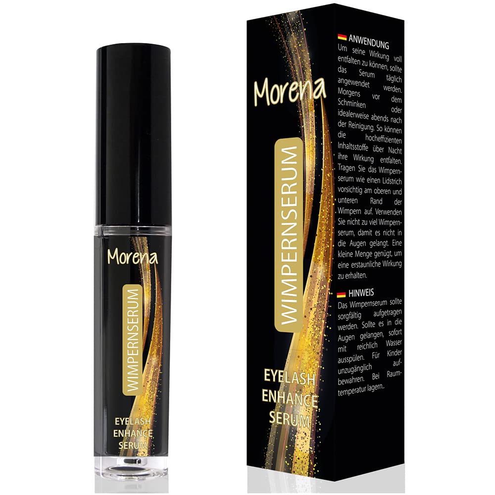 Morena Eyelash Serum Active Ingredient Complex Designed for Growth and Long Eyelashes Your Test Winner