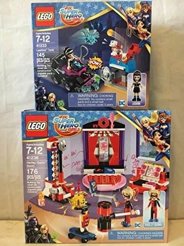 LEGO Super Hero Girls Harley Quinn Dorm & LEGO S H Girls Lashina Tank