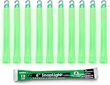 Cyalume Green 6" SnapLight 12 Hr Chem Light Stick Military Grade Bulk Pack 20 view 1