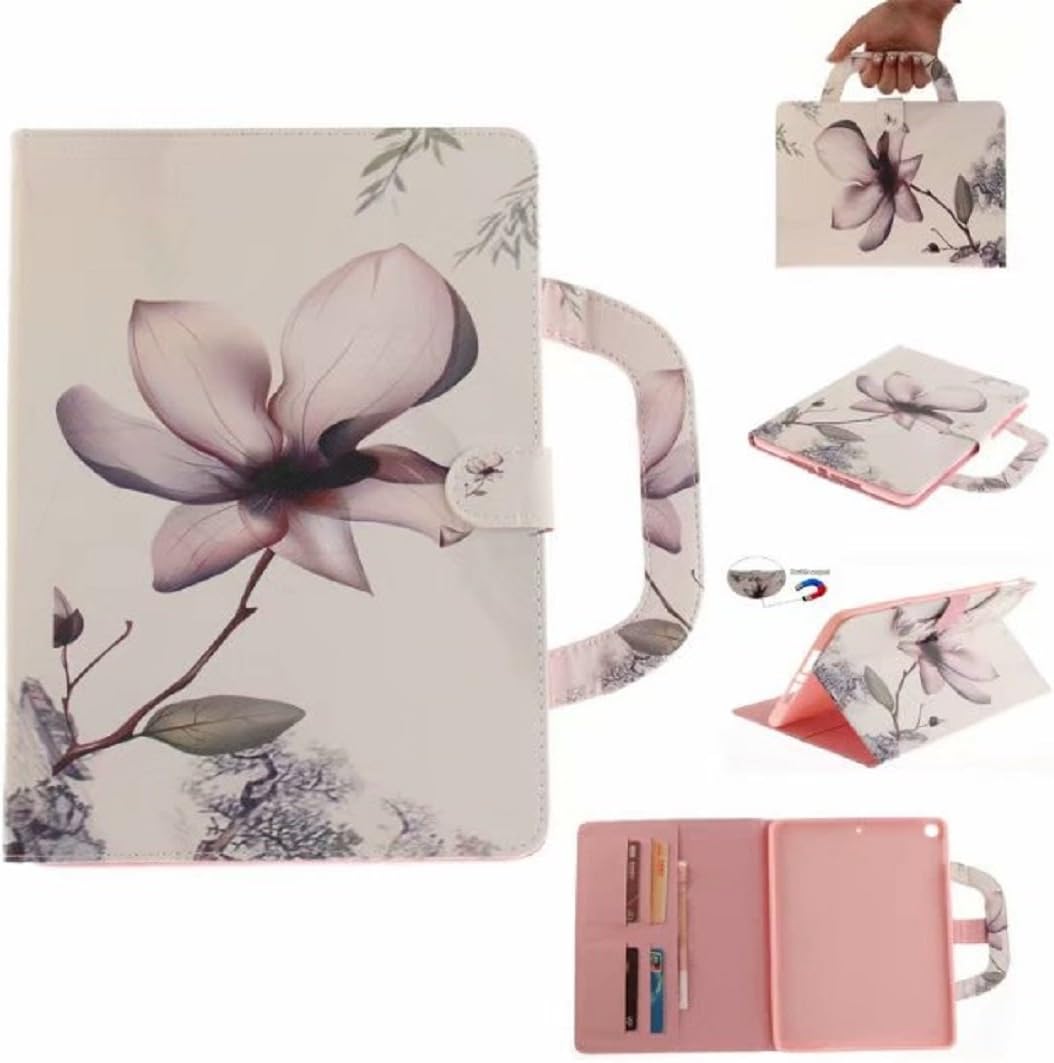 Lenovo Tab3 8 Case, Very Light Slim Art Design Painting Flip Movie Stand Wallet Style, WEIFA 2018 Newest Thin Anti-Scratch Tablet Cover Case For Lenovo Tab 3 8 Plus Art Ink Flower