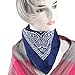 Alotpower Handkerchiefs Cotton Bandanas Headbands 12 pack,White