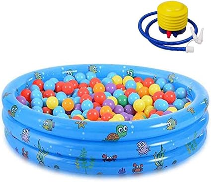 debieborahtoys piscina inflable para ninos de 40 x 16 pulgadas 3 circulos para ninos inflable piscinas redondas para ninos piscinas de agua