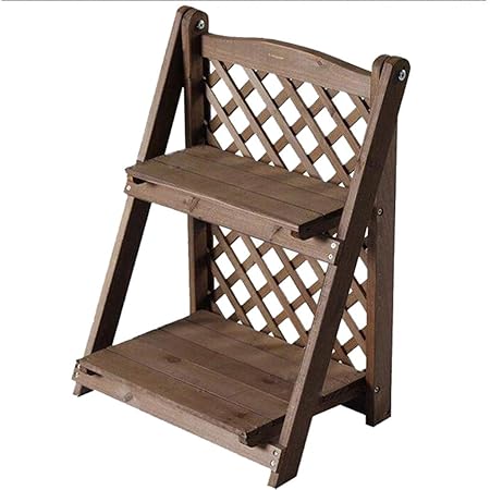 XYHX Soporte de Plantas Estantes Jardín Maceta de Madera Escalera ...
