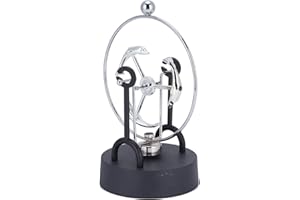 Dioche Perpetual Motion Desk Toy - Magnetic Levitation Physical Science Toy - Stylish Desk Decor & USBBattery Operated - Perf