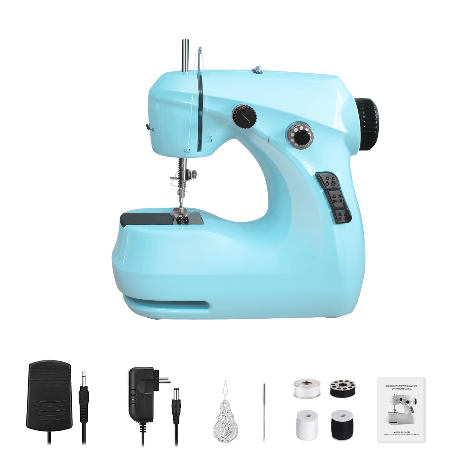 WENMILY Mini Sewing Machine - Portable Electric Sewing Machine For Beginners